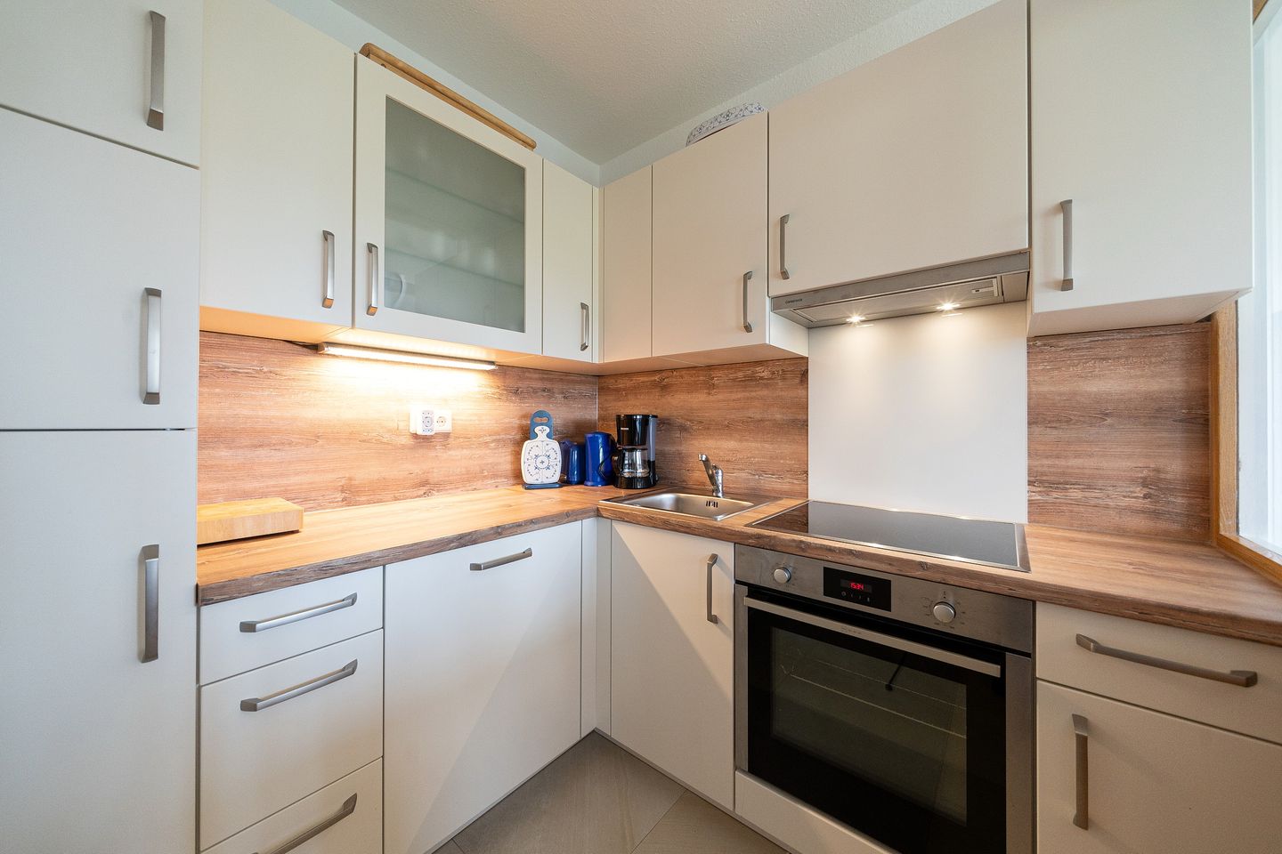 Hus Jadekieker Hus Jadekieker 24 Schillig - Küche mit Küchenzeile