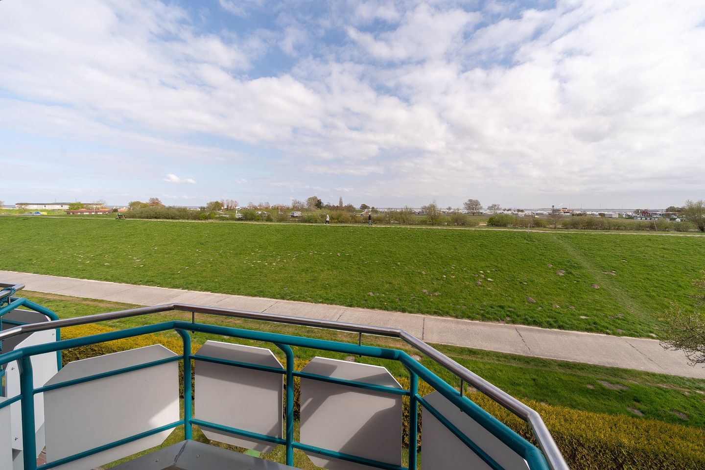 Hus Jadekieker Hus Jadekieker 24 Schillig - Ausblick vom Balkon