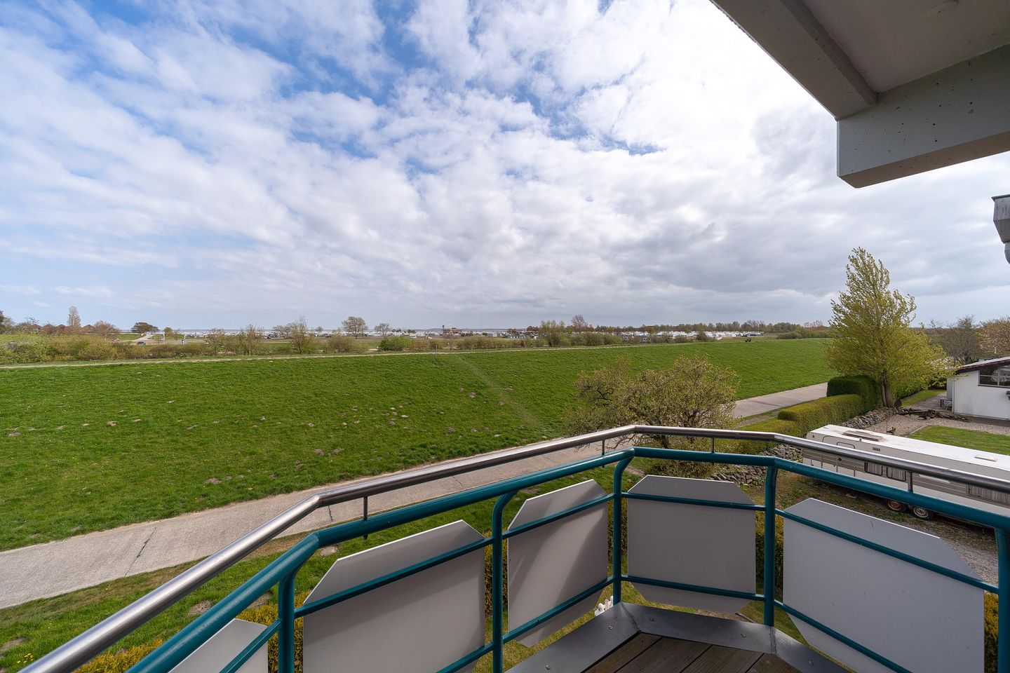 Hus Jadekieker Hus Jadekieker 24 Schillig - Ausblick vom Balkon