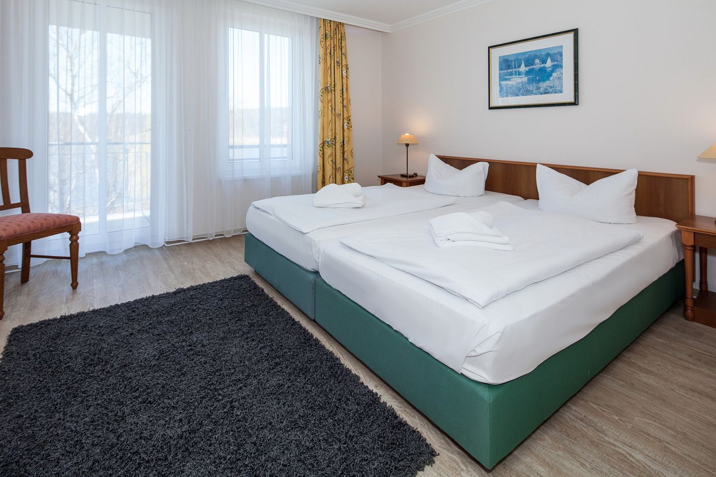 Seehof Seehof 212 Usedom - Schlafzimmer mit Doppelbett