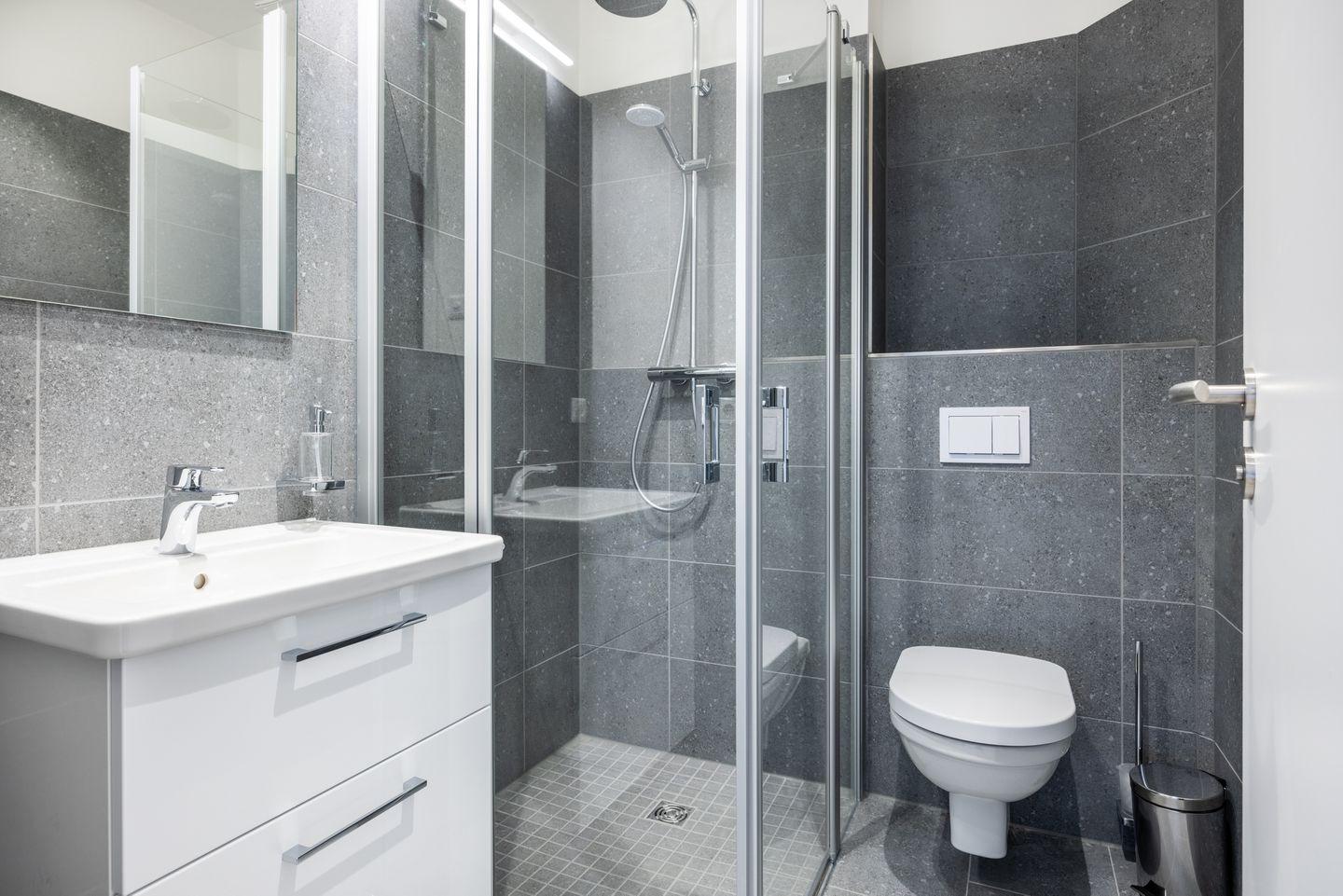 Krusespeicher Krusespeicher 5-62 Wismar - Badezimmer mit Dusche