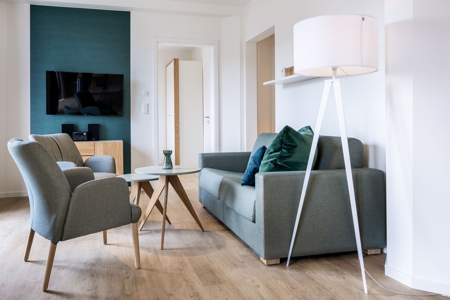 Krusespeicher Krusespeicher 5-63 Wismar - Wohn-Essbereich mit Couch