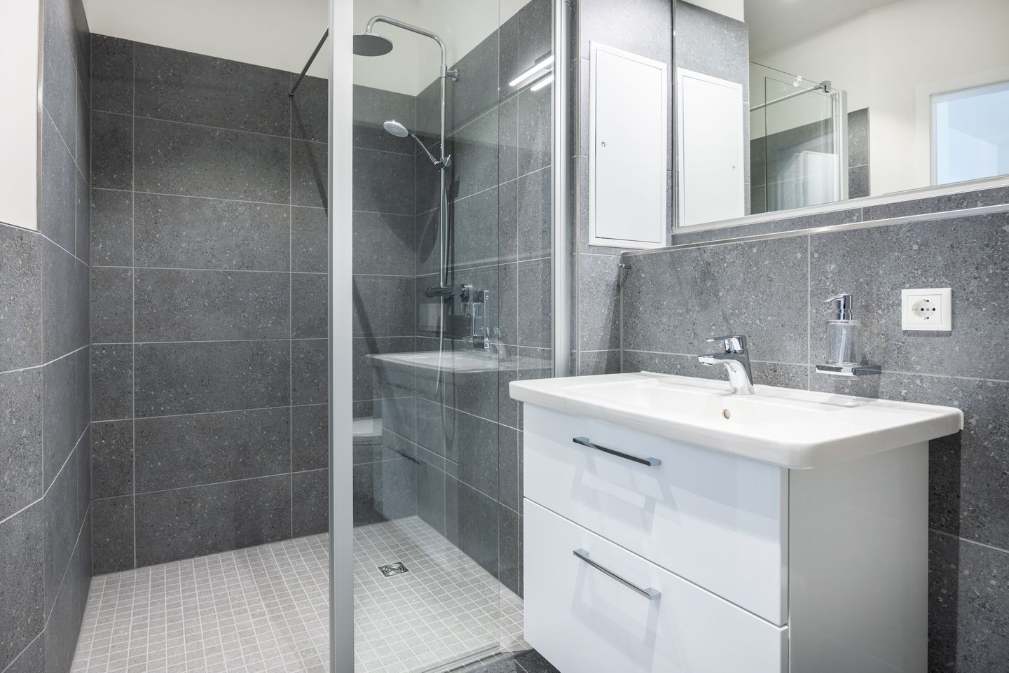 Krusespeicher Krusespeicher 5-65 Wismar - Badezimmer mit Dusche