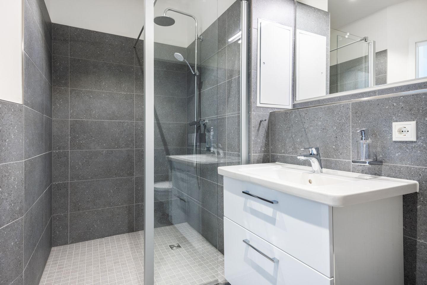 Krusespeicher Krusespeicher 5-66 Wismar - Badezimmer mit Dusche