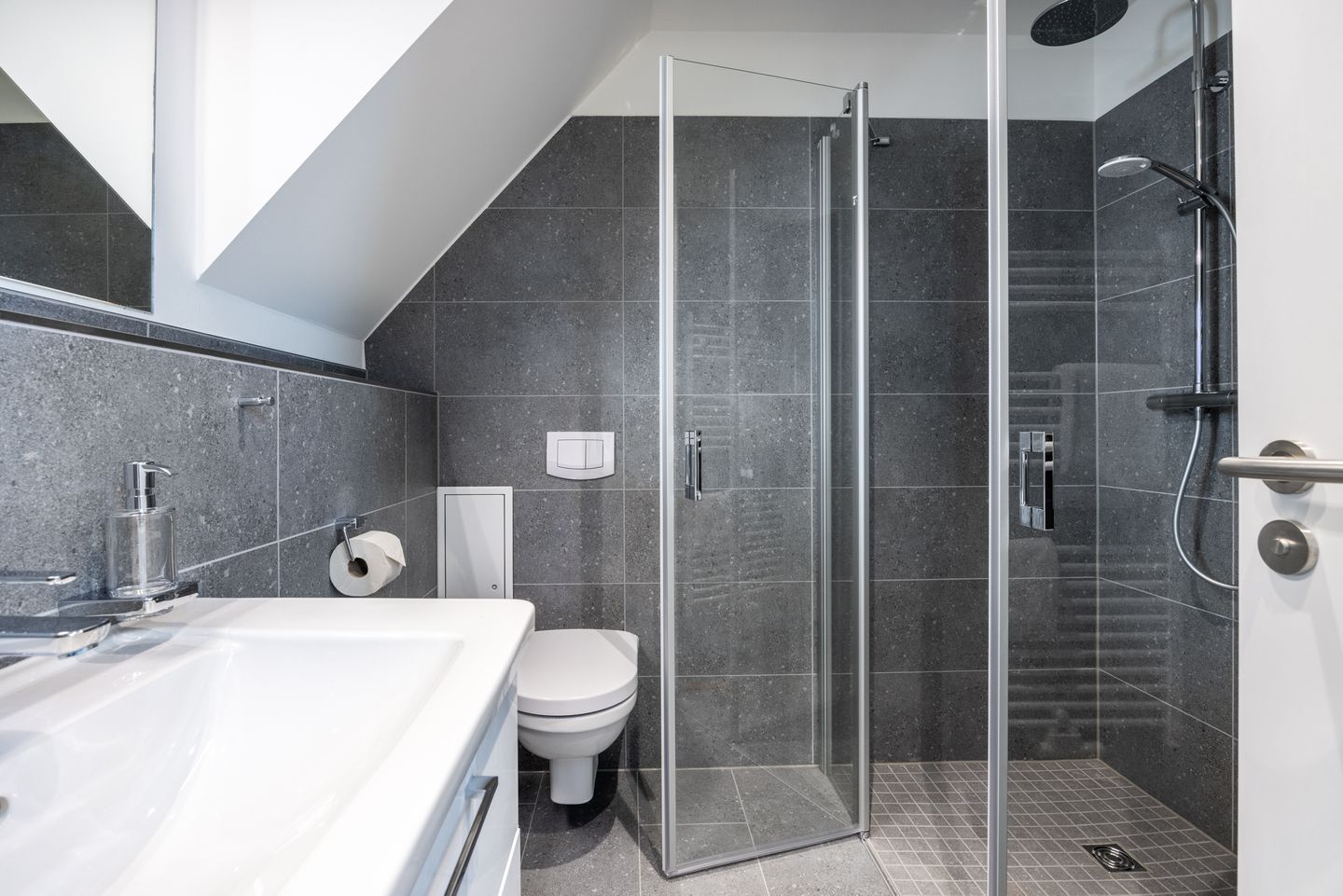 Krusespeicher Krusespeicher 6-68 Wismar - Badezimmer mit Dusche