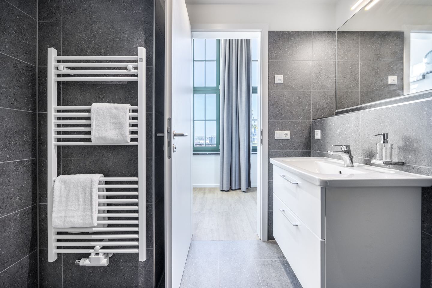 Krusespeicher Krusespeicher 6-68 Wismar - Badezimmer mit Dusche