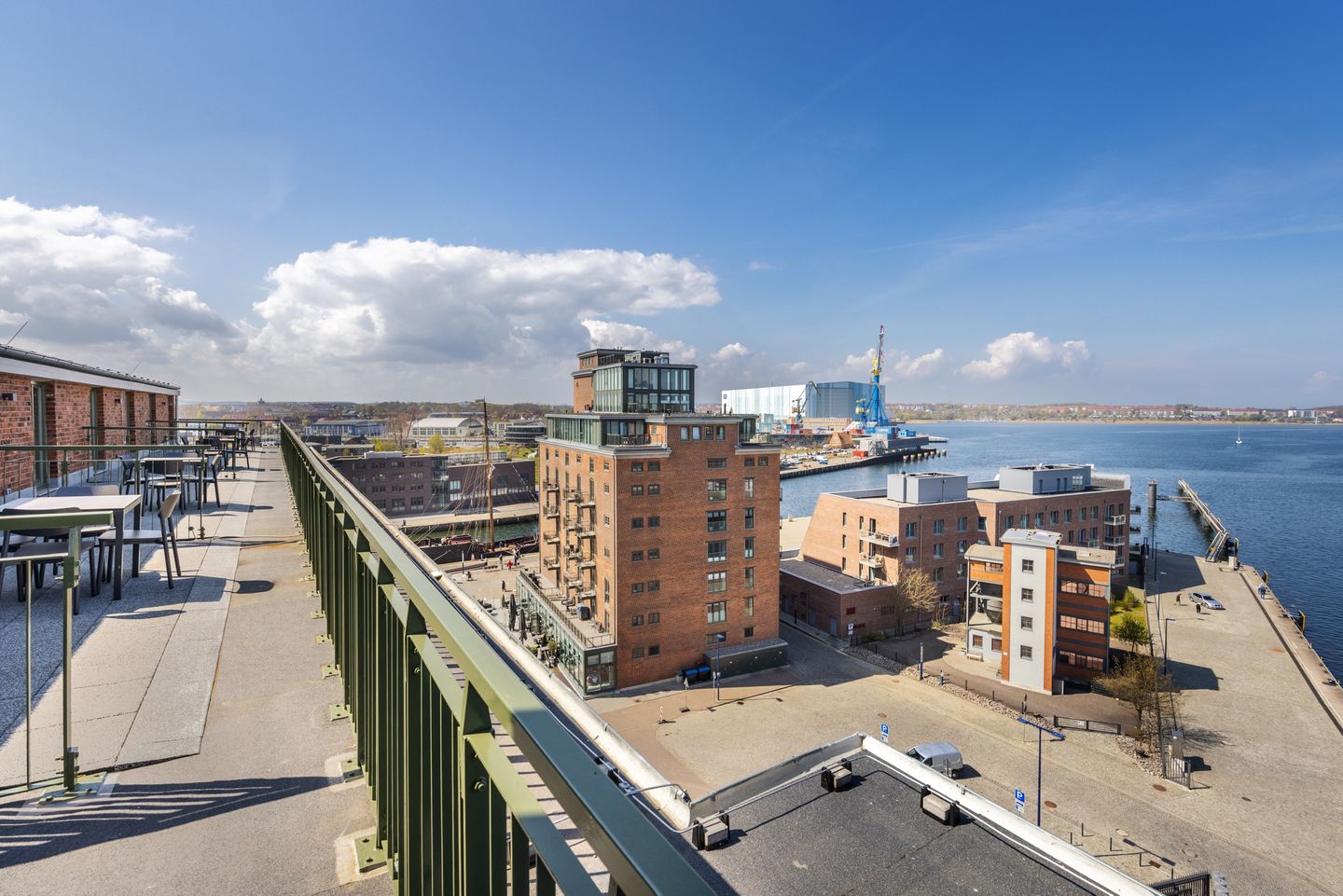 Krusespeicher Krusespeicher 6-68 Wismar - Dachterrasse mit Ausblick