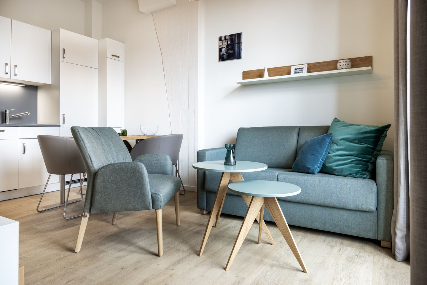 Krusespeicher Krusespeicher 6-71 Wismar - Wohn-Essbereich mit Couch