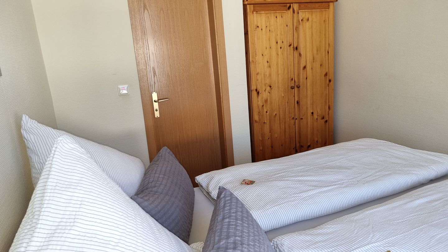 Haus Borkumitte Appartement Thor Haus Borkumitte - kleines Schlafzimmer