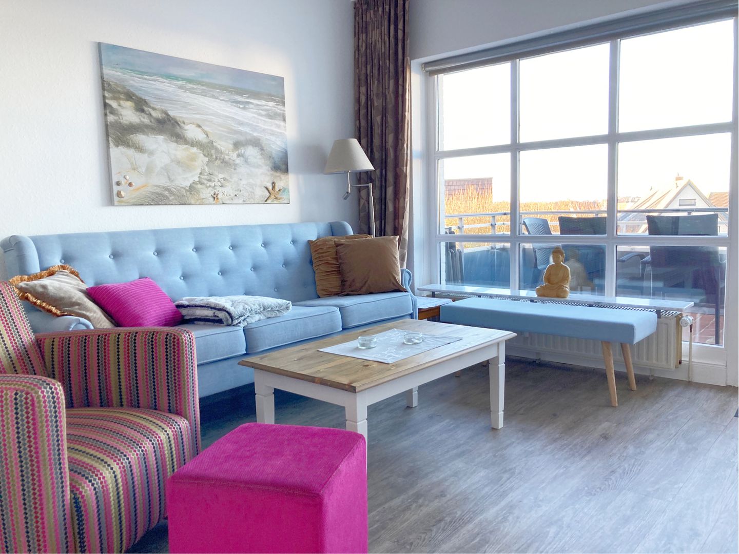 Atlantik - Strandstr. 15, App. 8 Wenningstedt - Wohnzimmer