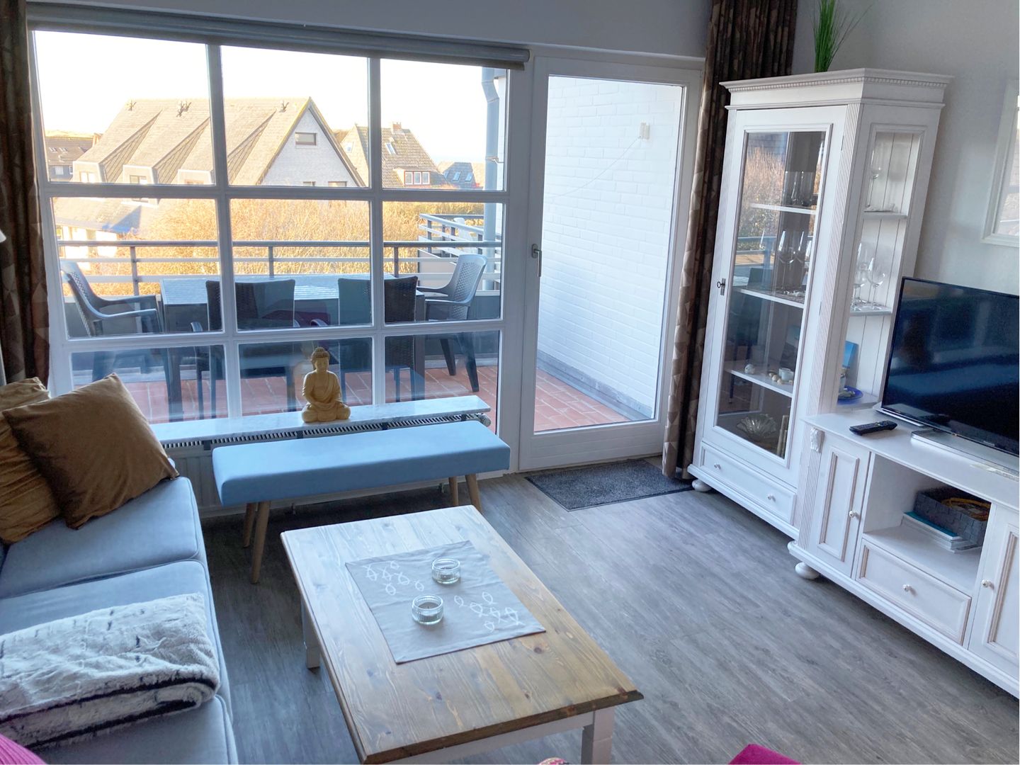 Atlantik - Strandstr. 15, App. 8 Wenningstedt - Wohnzimmer