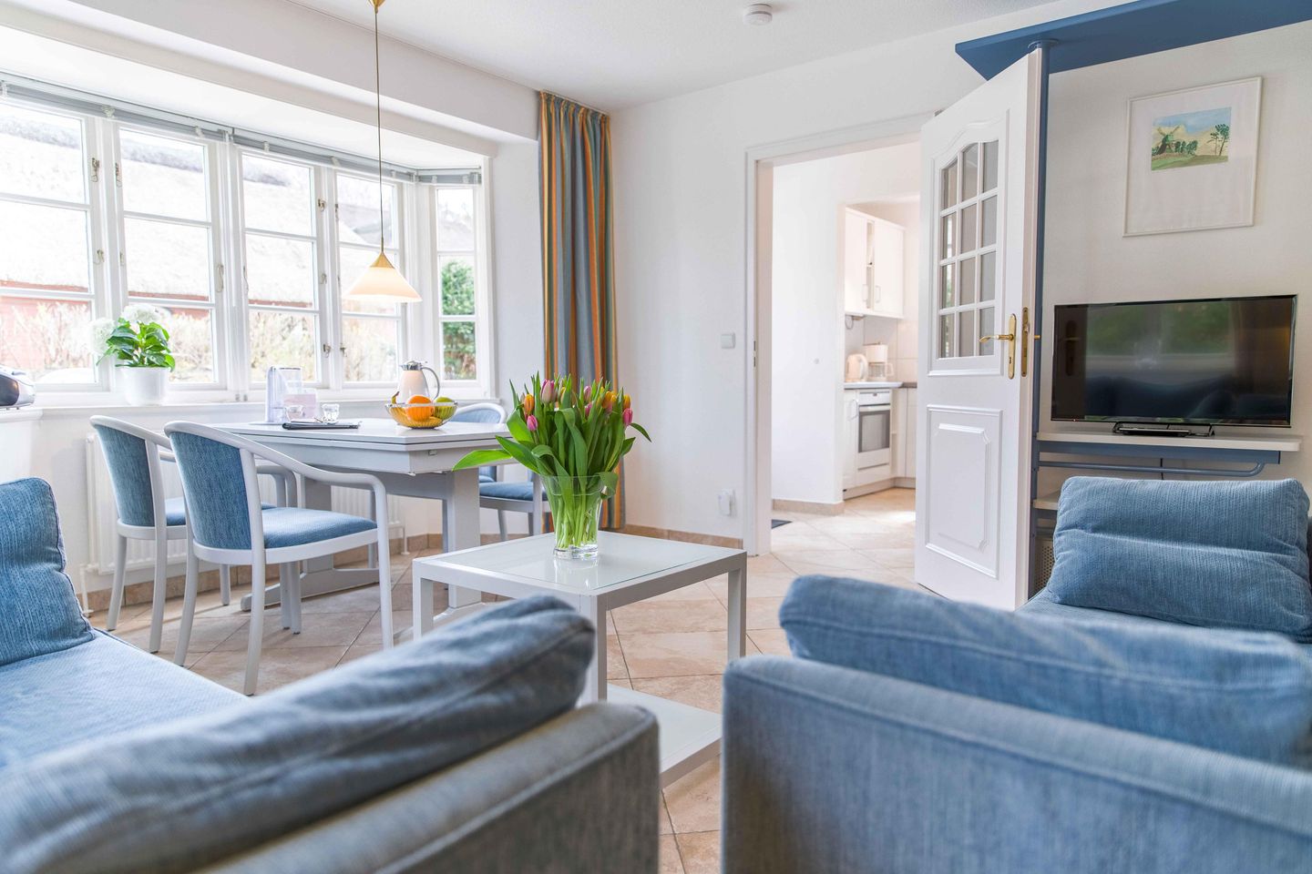 Friesenhof Whg. 16 Amrum - Wohnzimmer