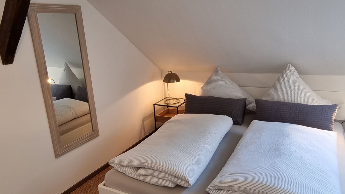 Haus Borkumitte Appartement Mellum Haus Borkumitte - Schlafzimmer