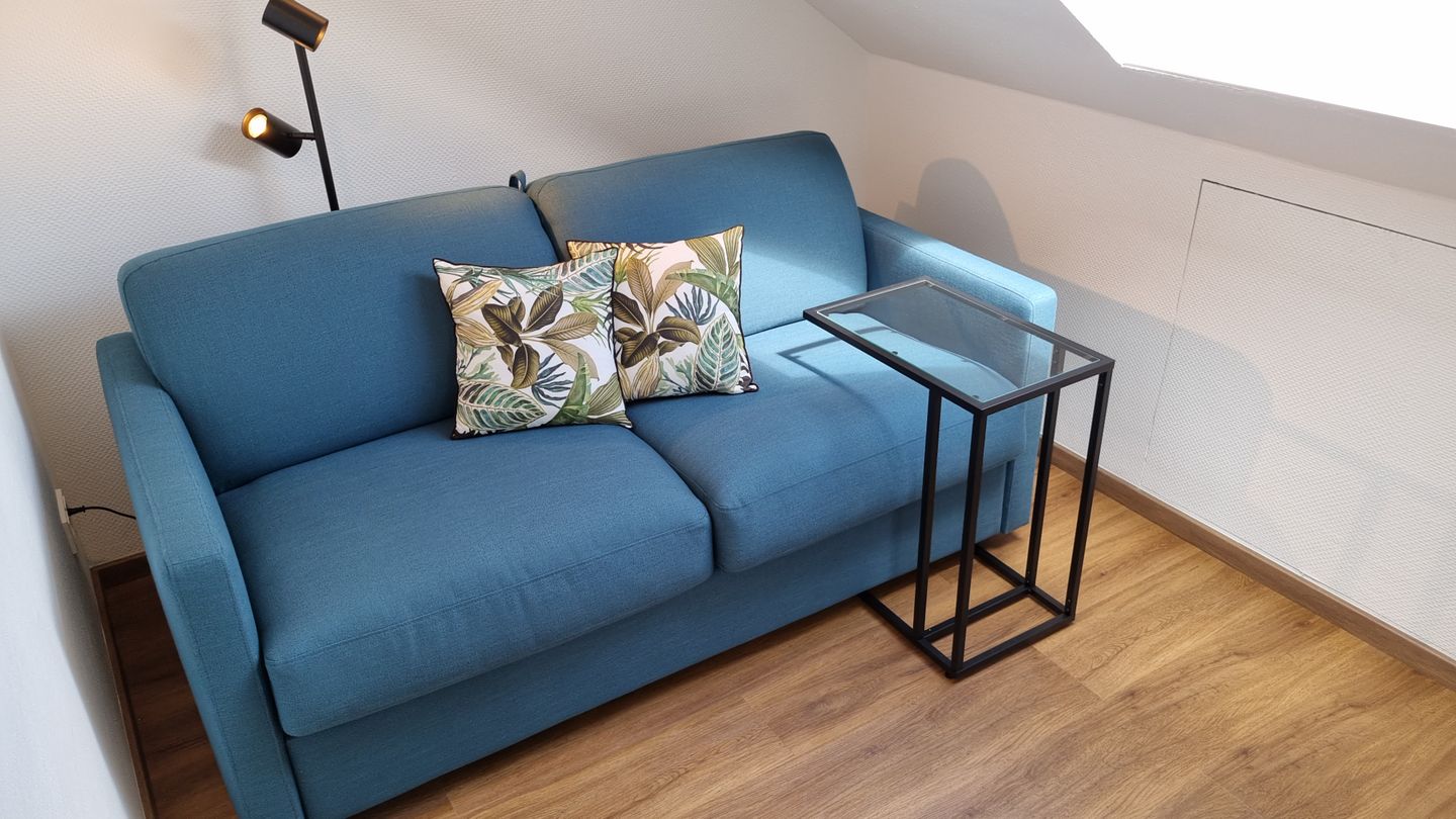 Haus Borkumitte Appartement Mellum Haus Borkumitte - 2. Schlafzimmer mit 140 Schlafsofa