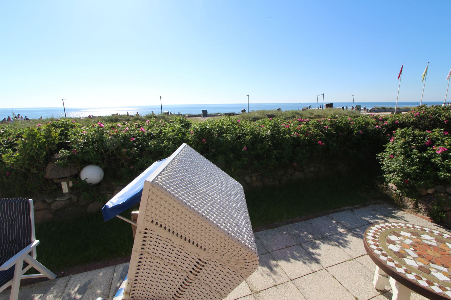 Wonningstair, - Dünenstr. 19, App. 1 Wenningstedt - Terrasse