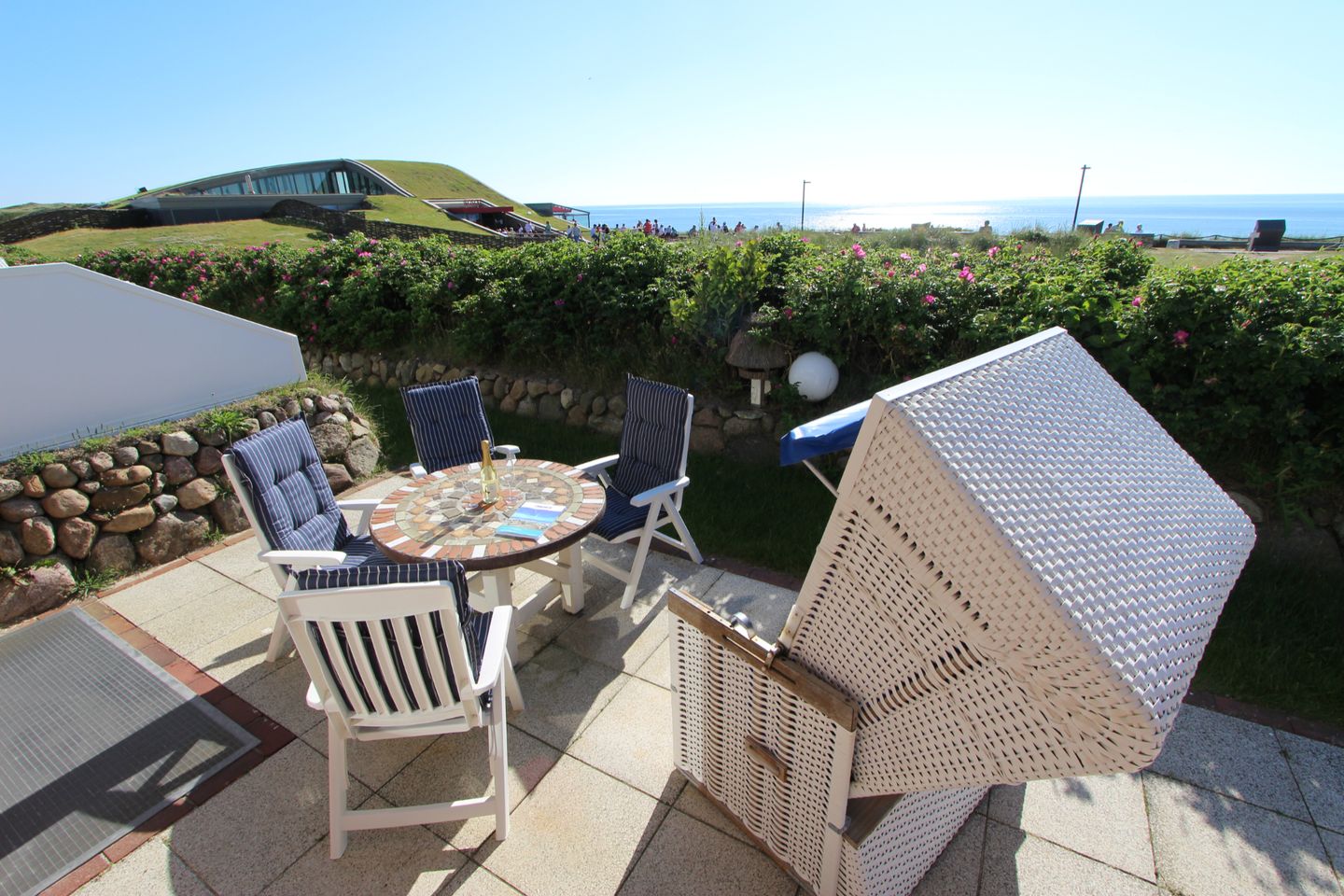 Wonningstair, - Dünenstr. 19, App. 1 Wenningstedt - Terrasse