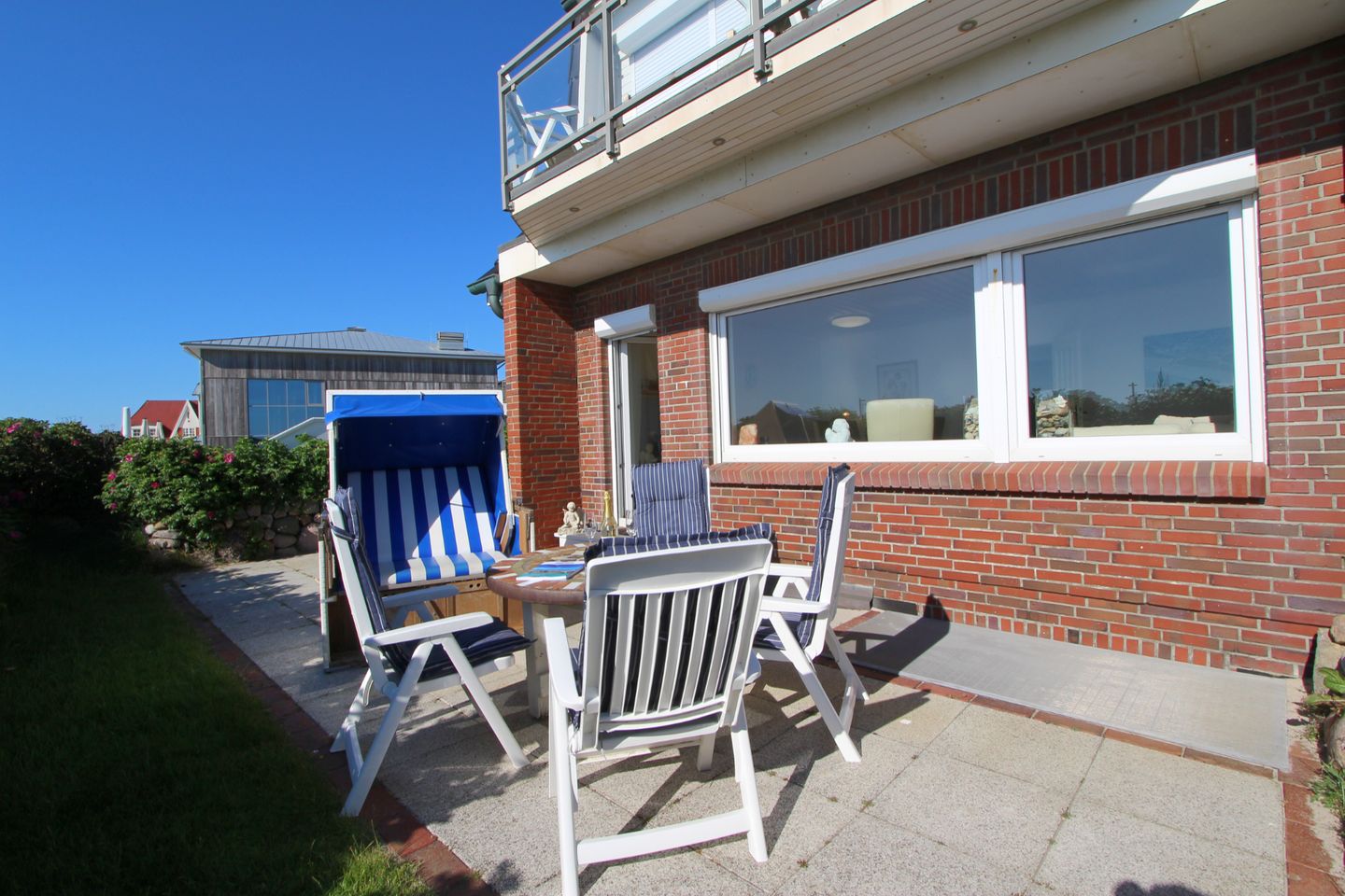 Wonningstair, - Dünenstr. 19, App. 1 Wenningstedt - Terrasse