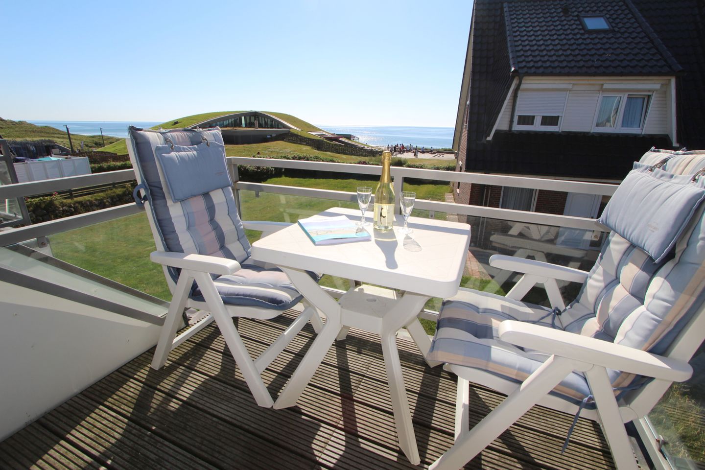 Trutz blanker Hans  - Dünenstr. 19, App. 12 Wenningstedt - Balkon