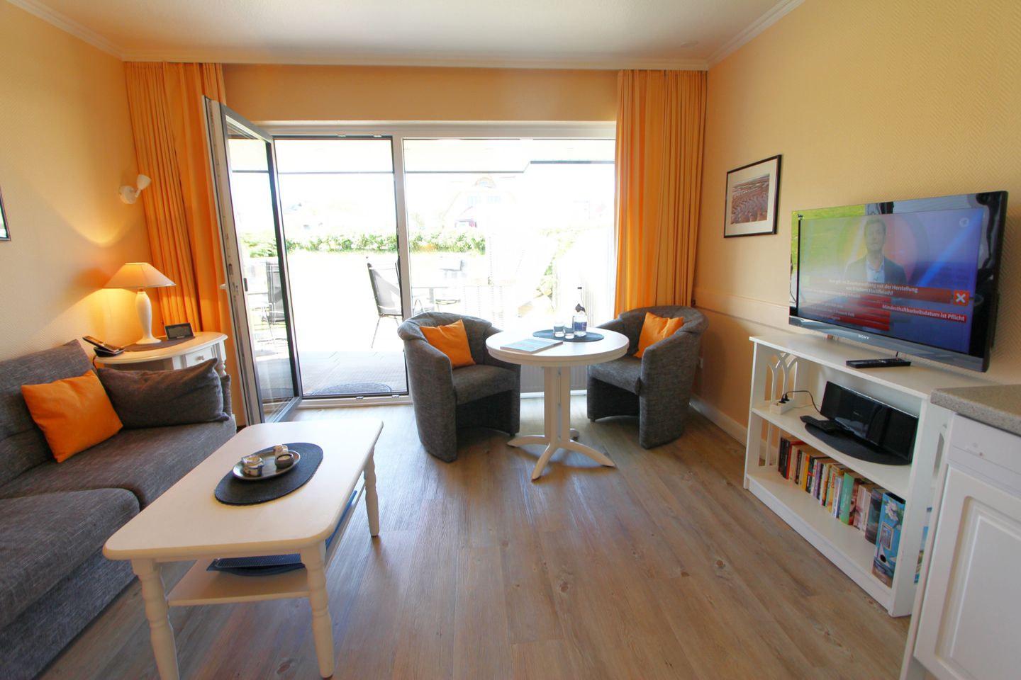  Neptun  - Dünenstr. 2, App. 4 Wenningstedt - Wohnzimmer