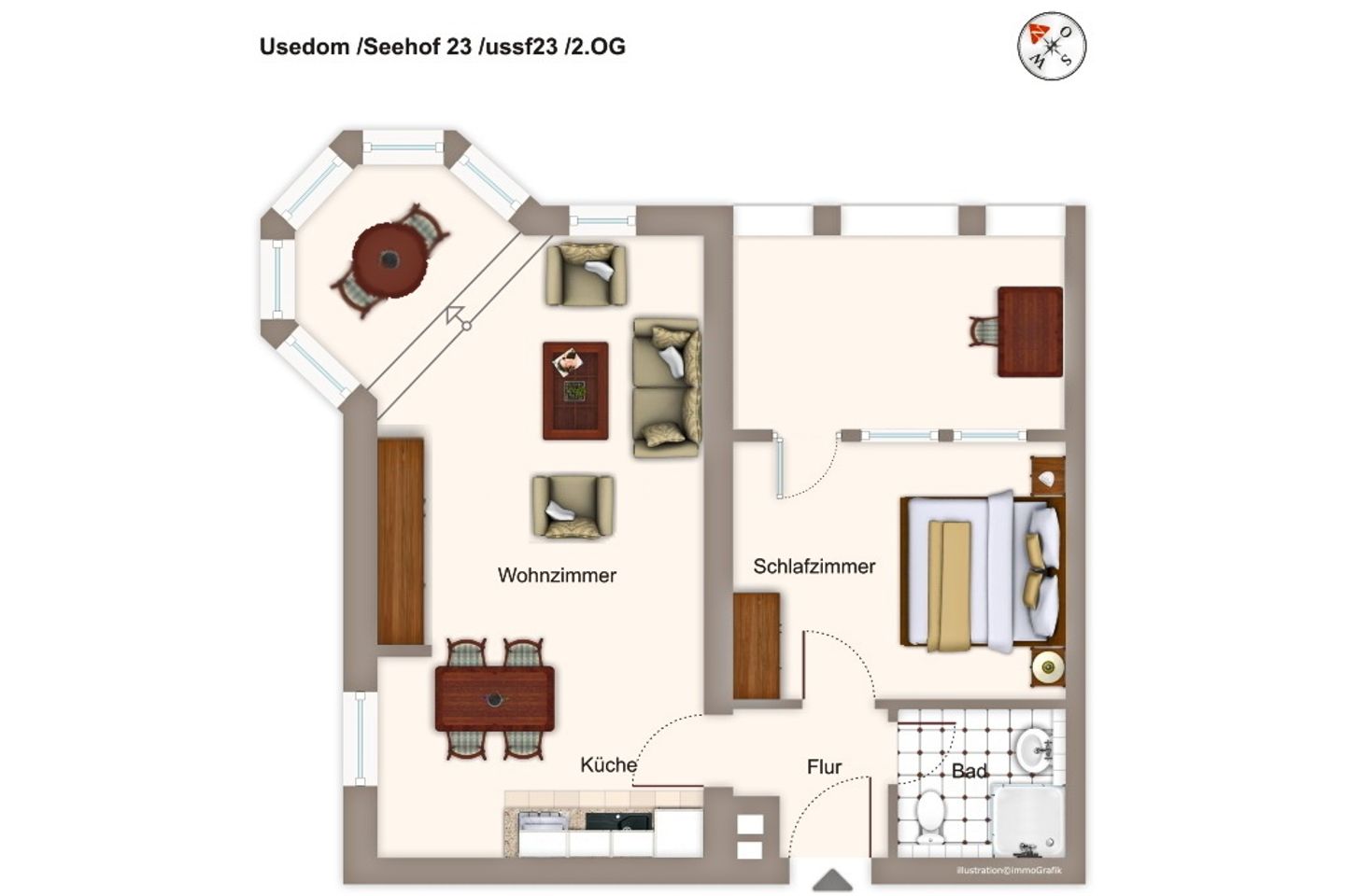 Seehof Seehof 23 Usedom - Grundriss
