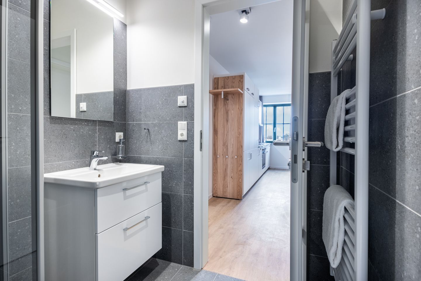 Krusespeicher Krusespeicher 5-60 Wismar - Badezimmer mit Dusche