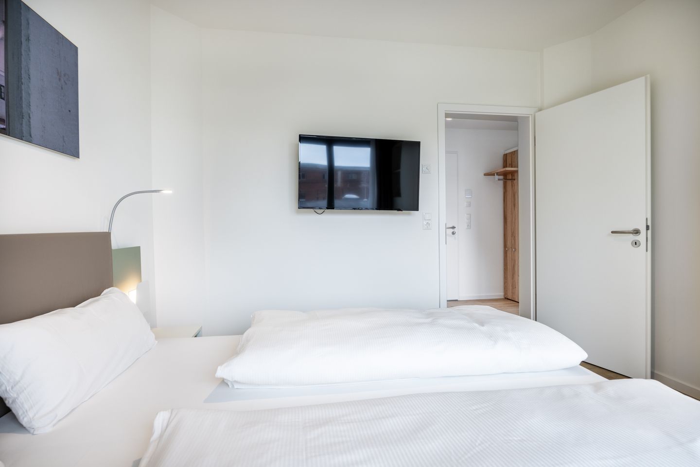 Krusespeicher Krusespeicher 5-60 Wismar - Schlafzimmer mit Doppelbett