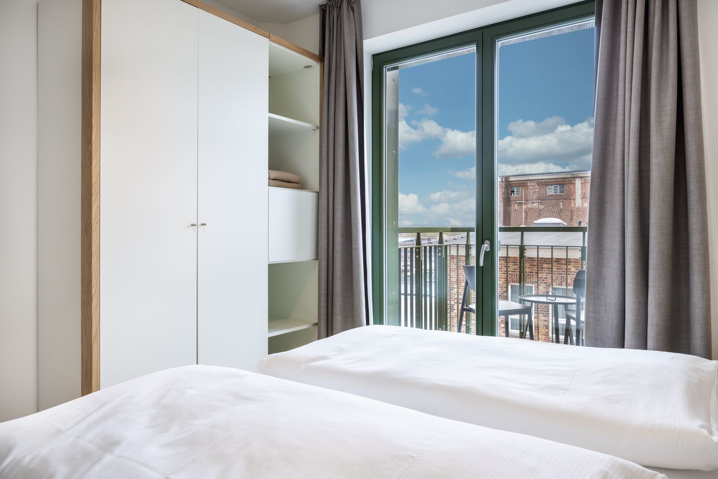 Krusespeicher Krusespeicher 5-60 Wismar - Schlafzimmer mit Doppelbett