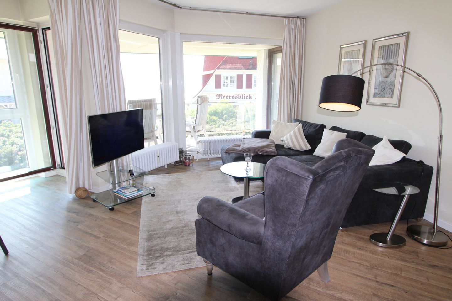  Schloss am Meer  - Dünenstr. 25, App. 8 Wenningstedt - Wohnzimmer