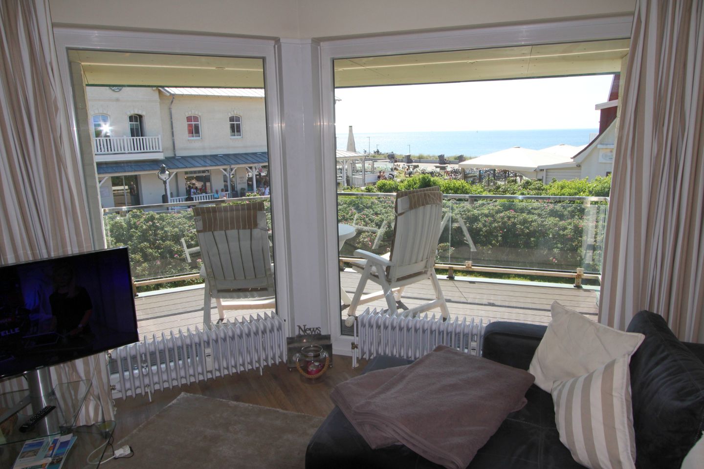  Schloss am Meer  - Dünenstr. 25, App. 8 Wenningstedt - Wohnzimmer