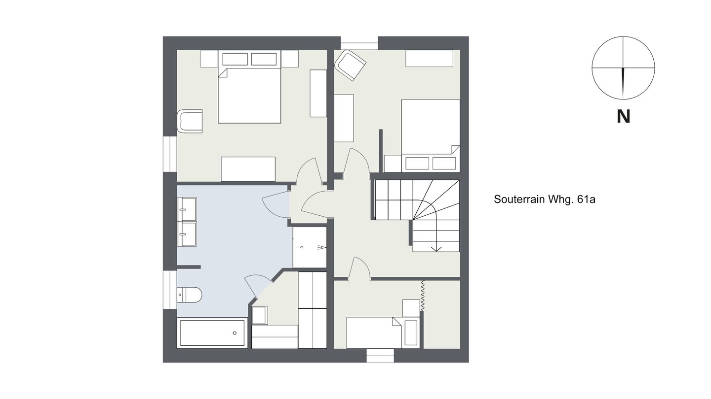 Antje Sammen Whg. 61 Amrum - Grundriss