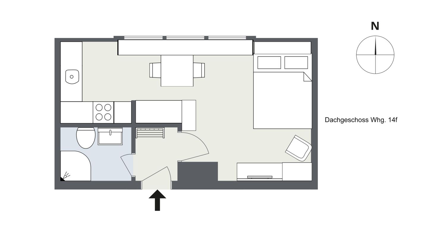 Friesenhof Whg. 14F Amrum - Grundriss