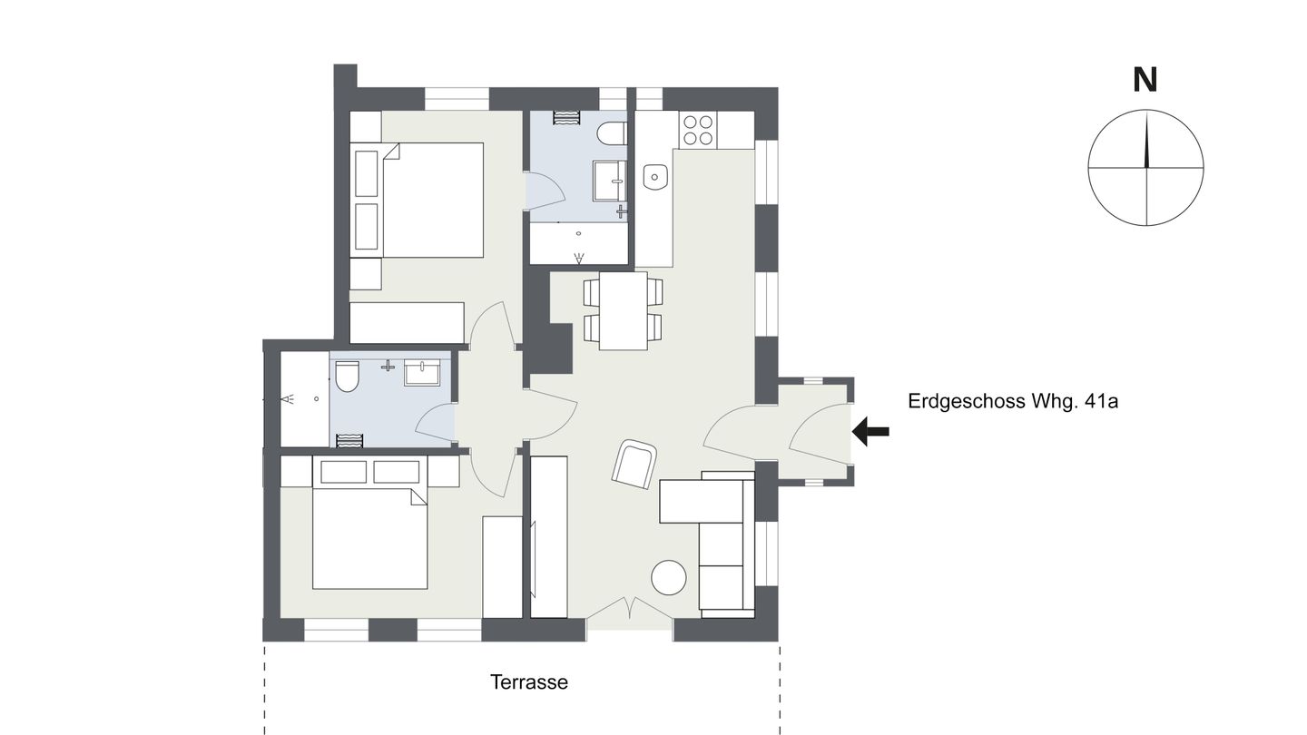 Nis Randers Whg. 41 Amrum - Grundriss