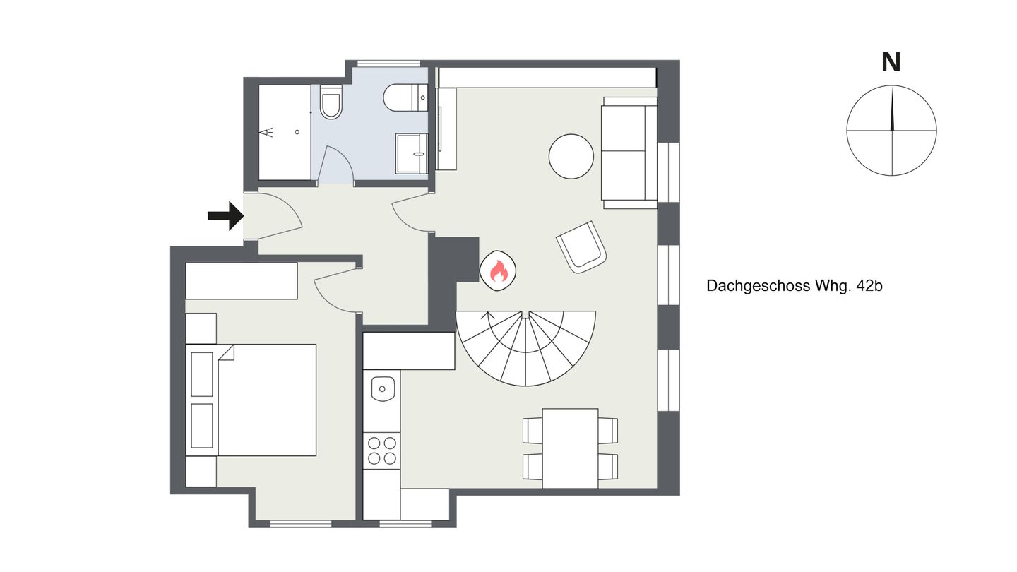 Nis Randers Whg. 42 Amrum - Grundriss