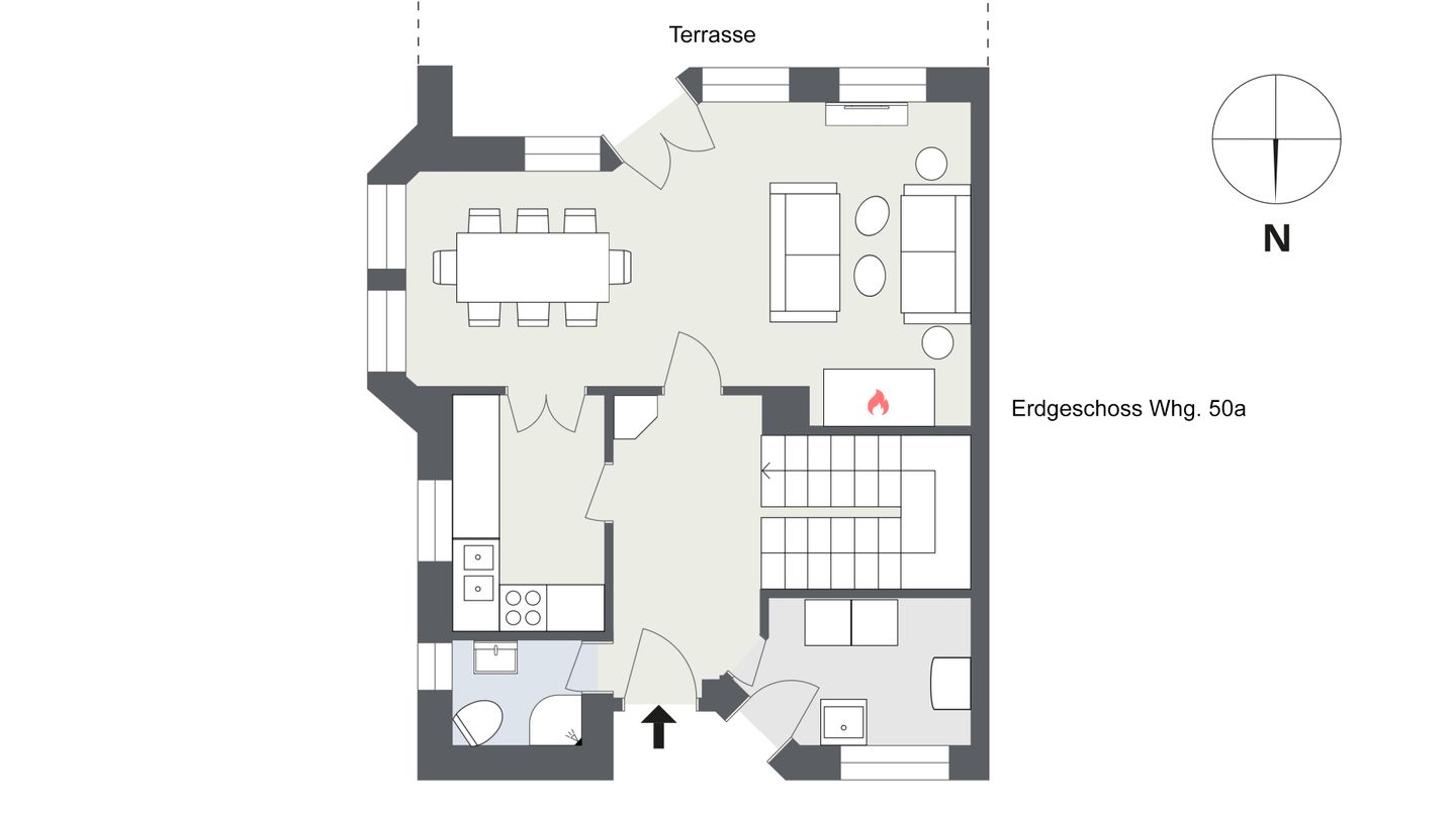 Tampen Whg. 50 Amrum - Grundriss