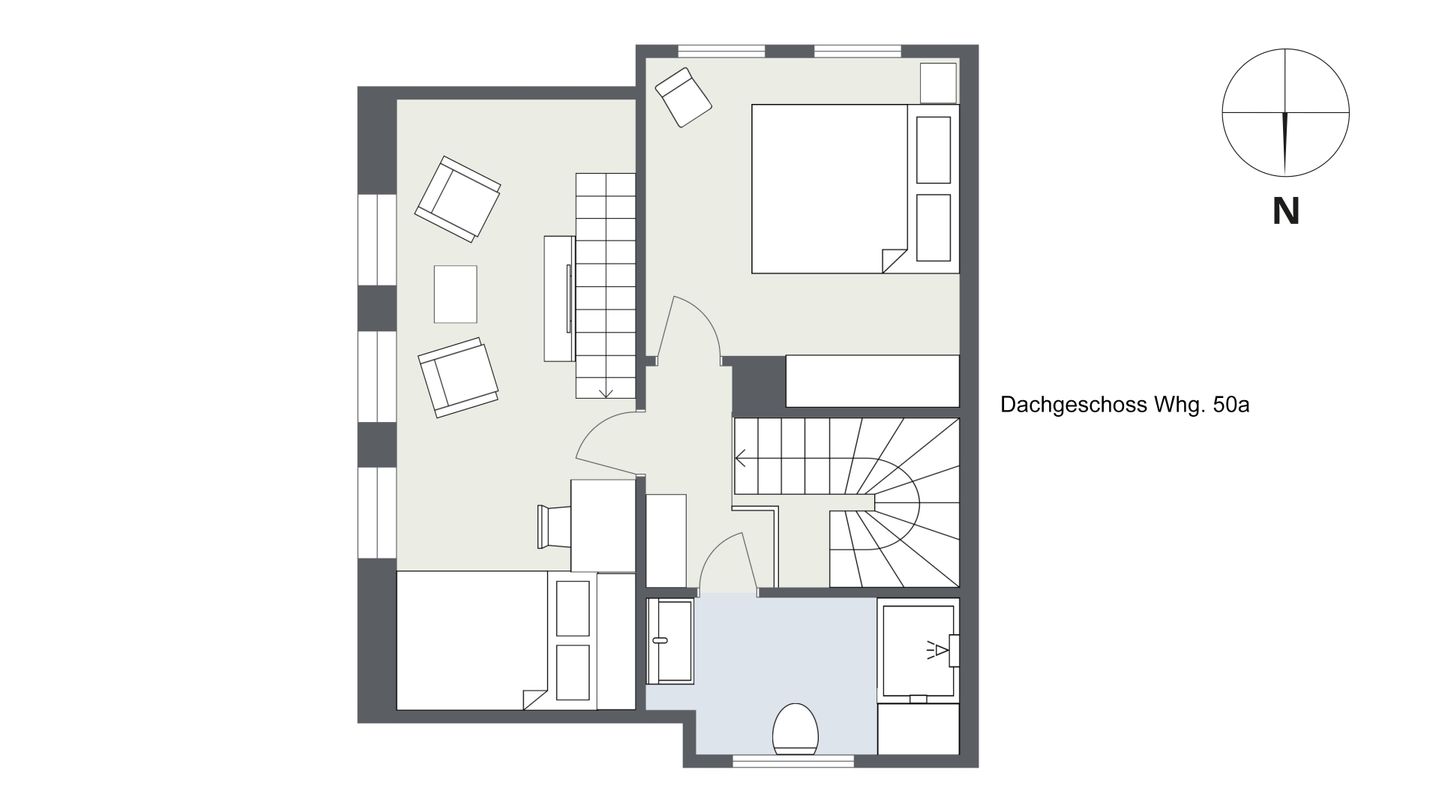 Tampen Whg. 50 Amrum - Grundriss