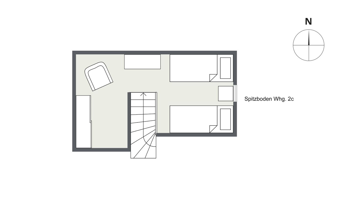 Witjhüs Whg. 2 Amrum - Grundriss