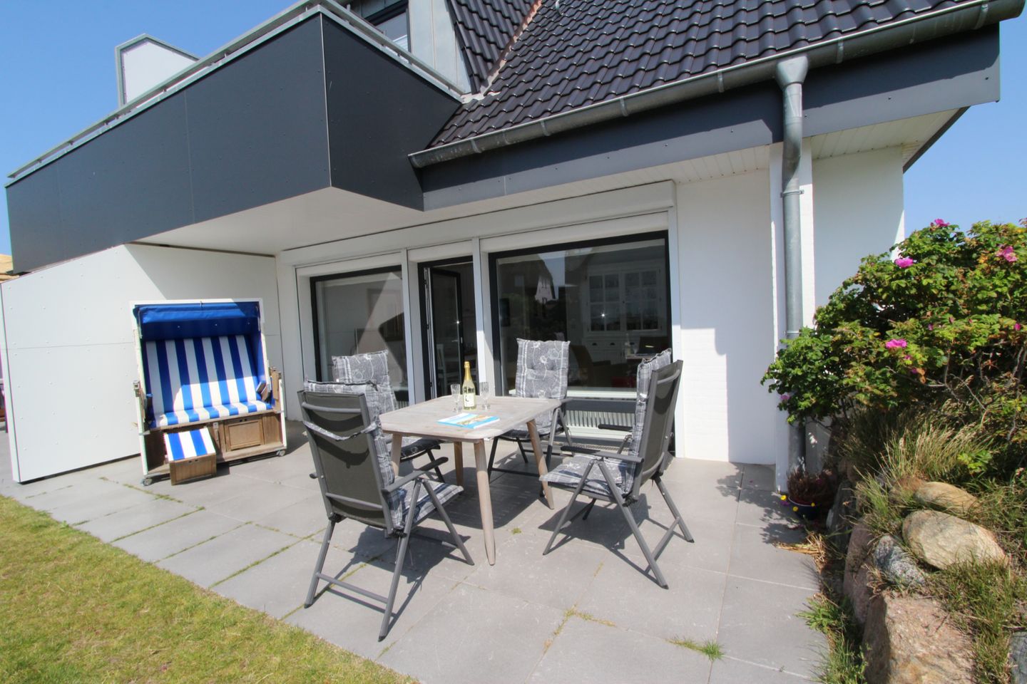 Dünenblick I  - Dünenstr. 5, App. 1 Wenningstedt - Terrasse