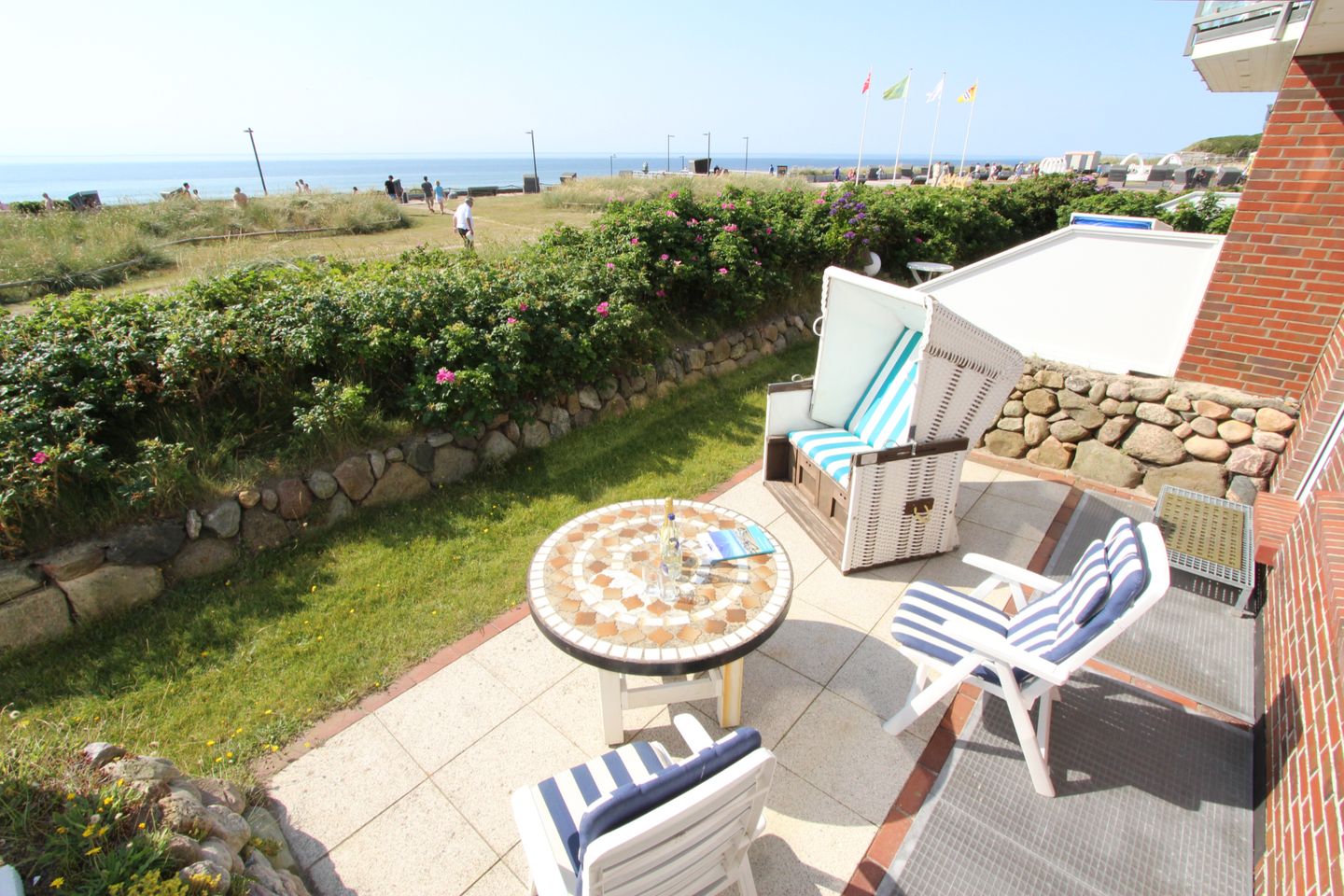 Wonningstair  - Dünenstr. 19, App. 3 Wenningstedt - Terrasse