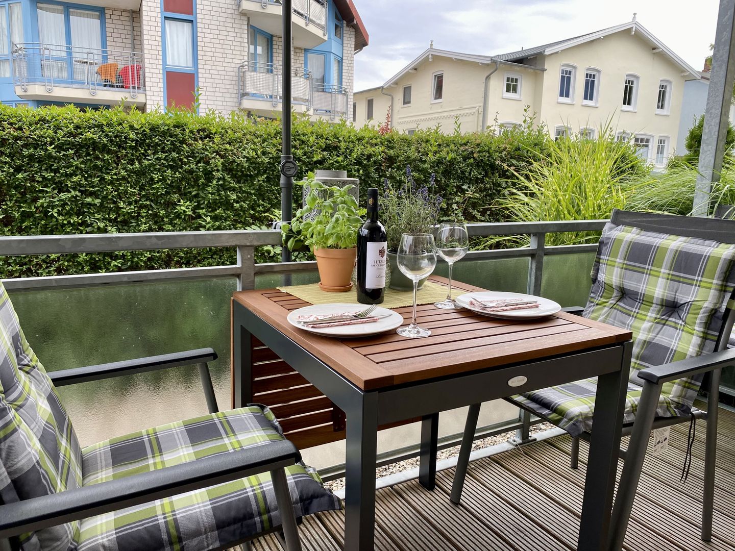 Fewo Strandkörbchen Dahme - Balkon