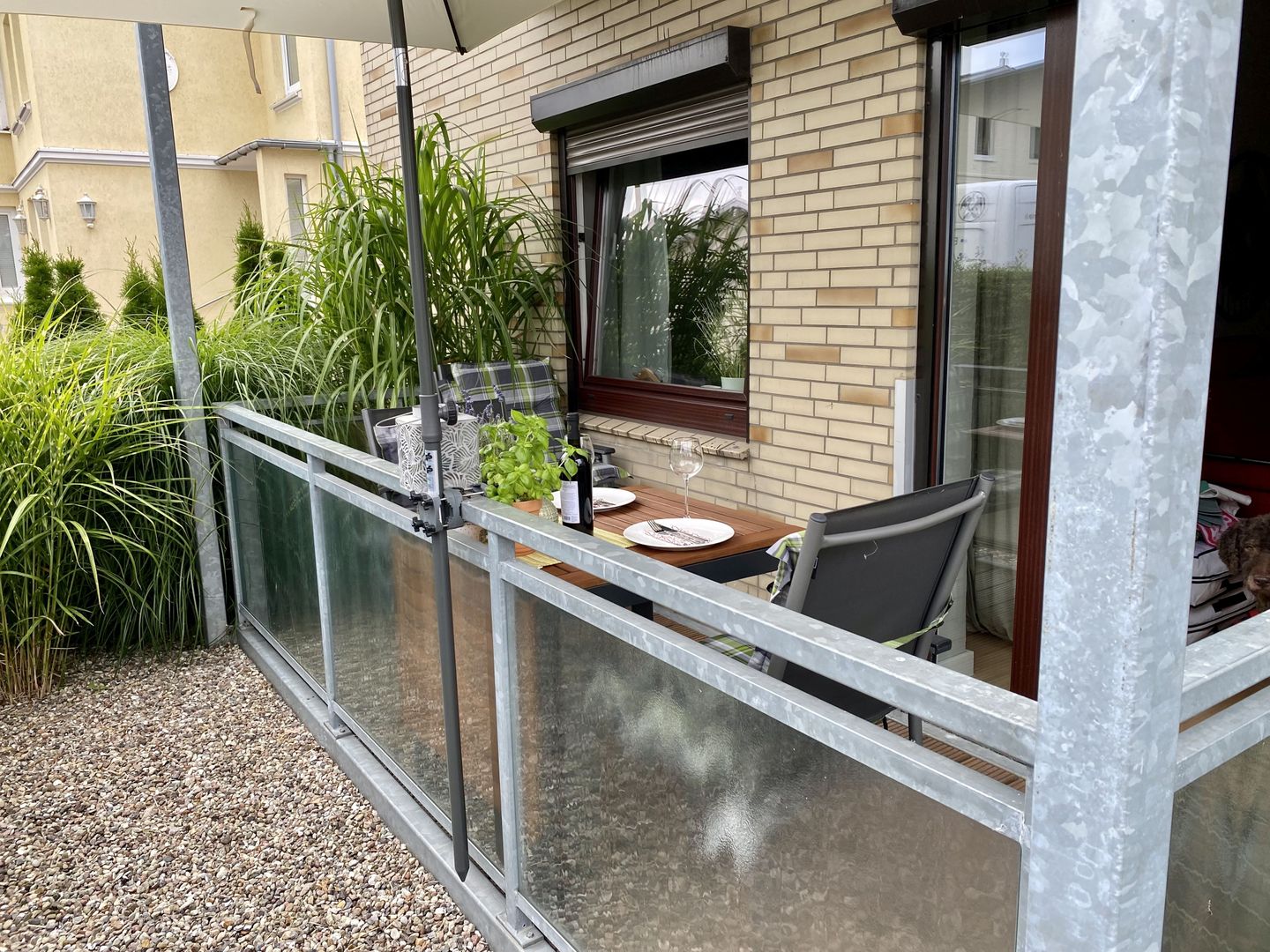 Fewo Strandkörbchen Dahme - Balkon