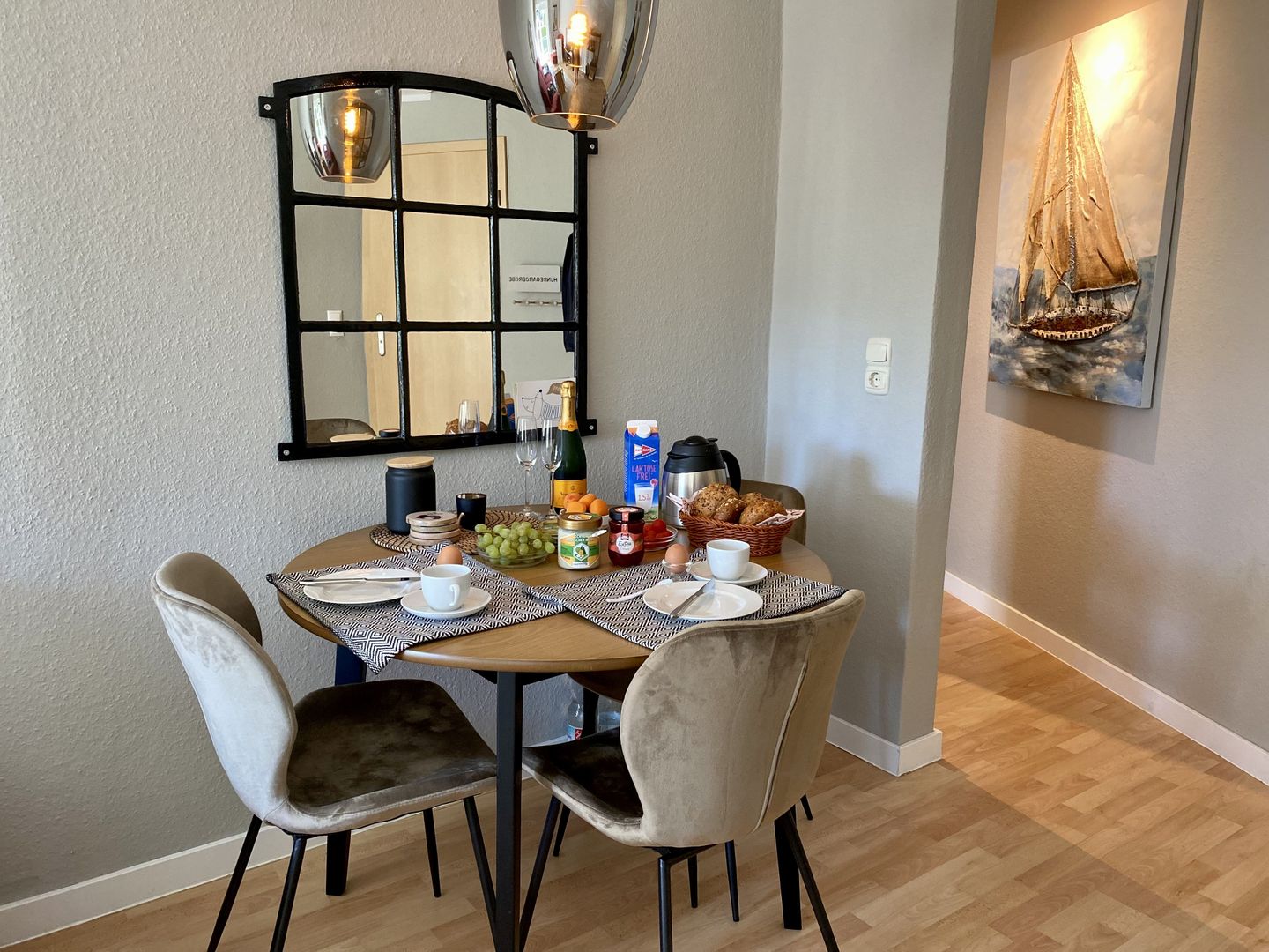 Fewo Strandkörbchen Dahme - Wohnzimmer