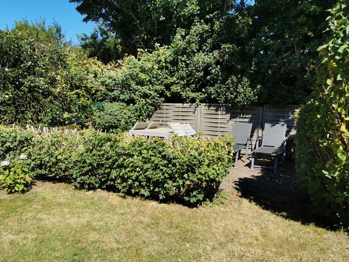  Ferienhaus Ellen, OG Whg.  - Garten