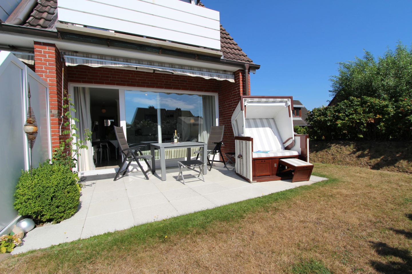 Seestern - Seestr. 4 b, App. 1 Wenningstedt - Terrasse