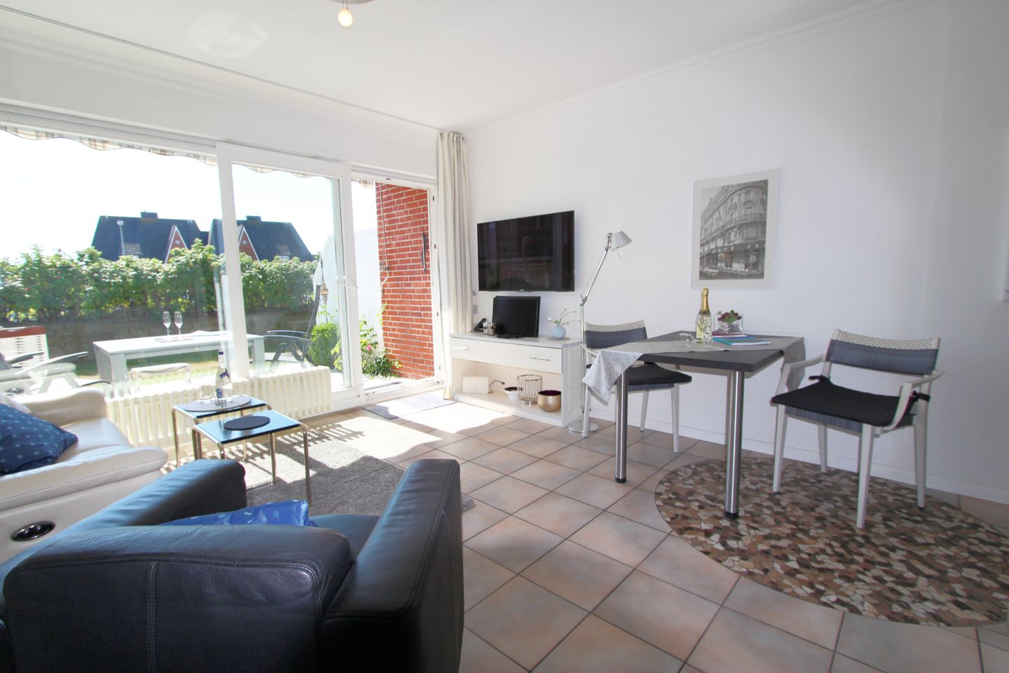 Seestern - Seestr. 4 b, App. 1 Wenningstedt - Wohnzimmer