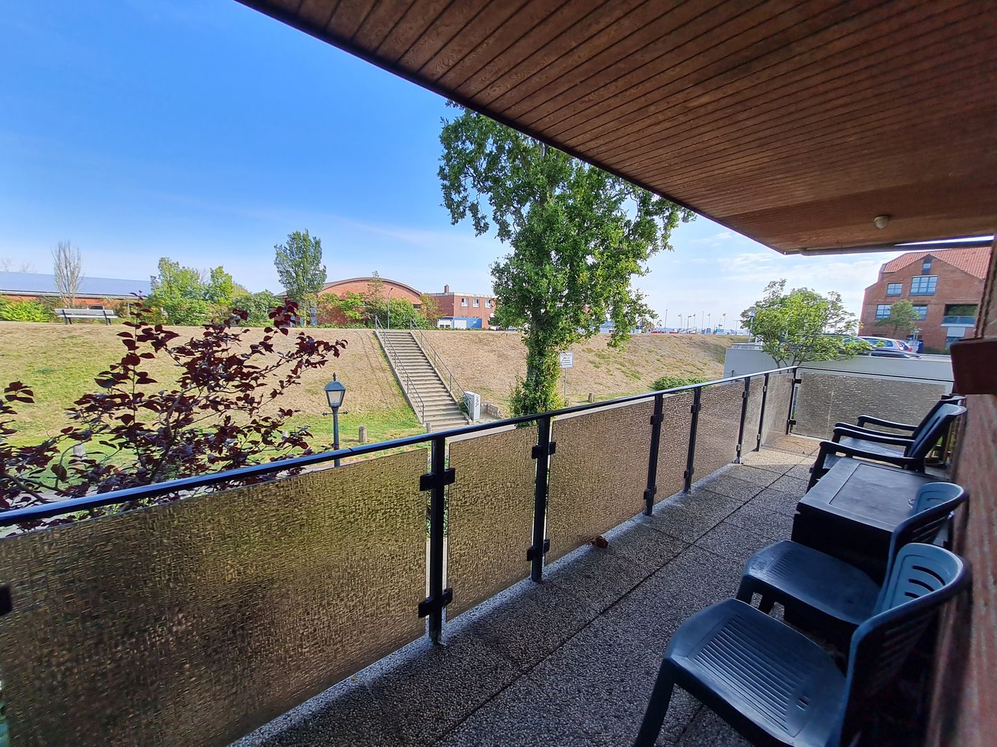 Haus Ekke Nekkepenn II, Whg. C2 Wyk auf Föhr - Balkon