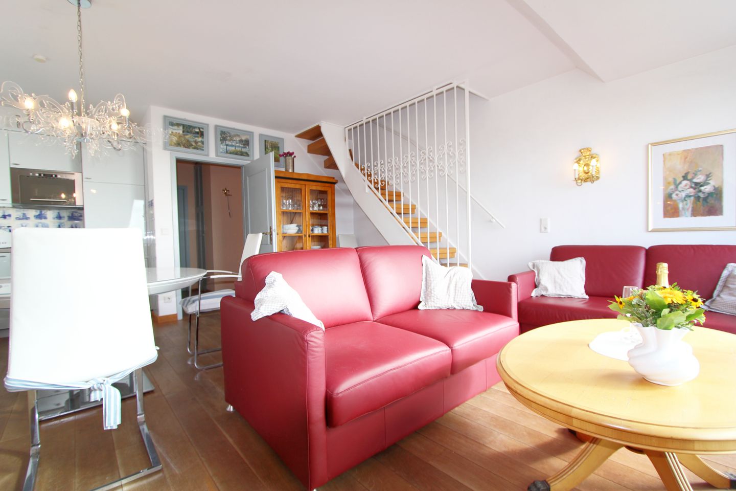 Nordseeblick II   - Dünenstr. 21, App. 4 Wenningstedt - Wohnzimmer
