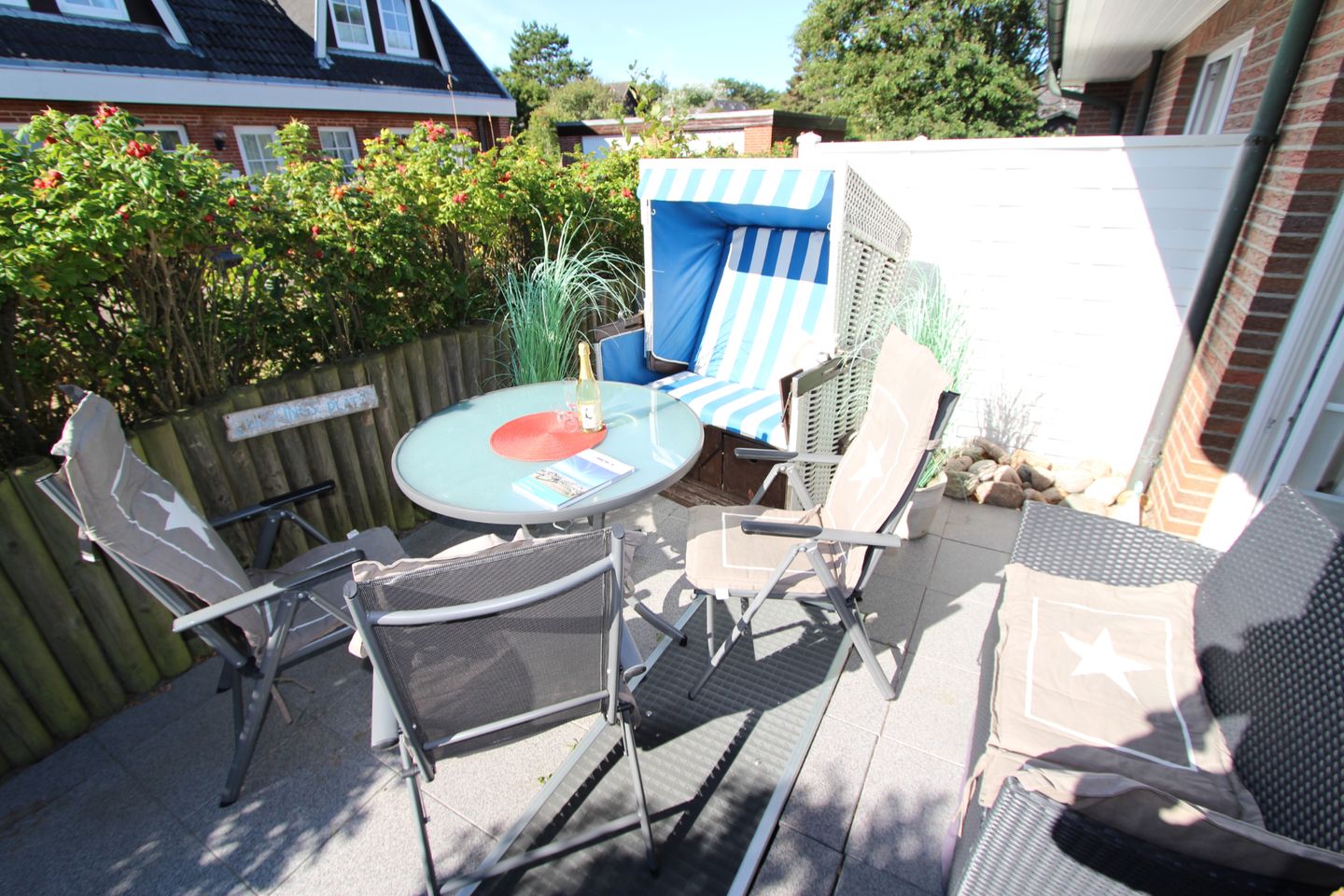 Harmony - Osterweg 52, App. 1 Wenningstedt - Terrasse