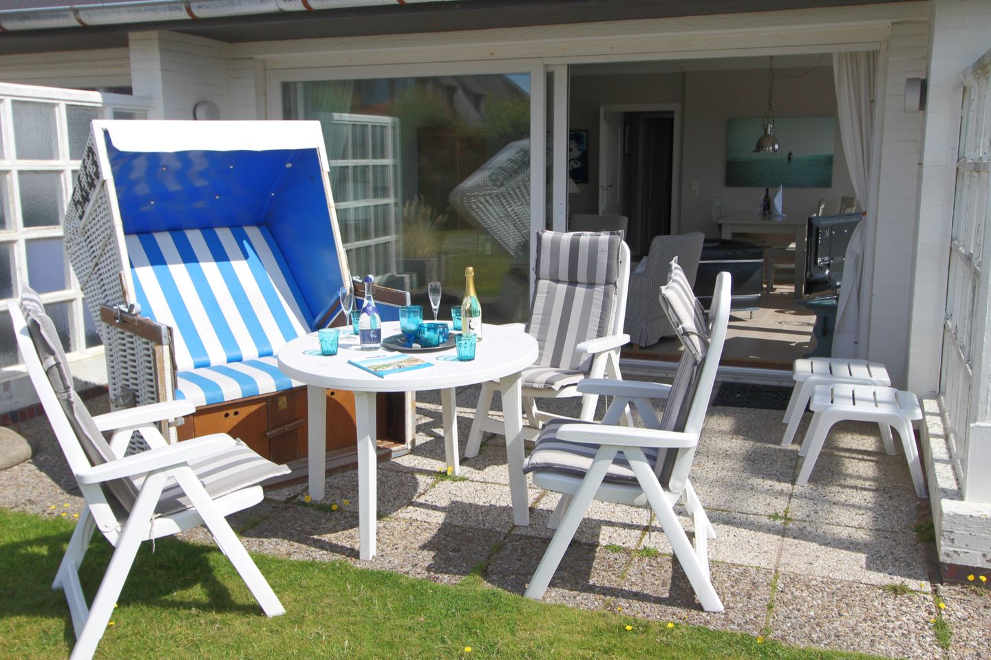 Clivia - Fernsicht 4a, App. 1 Wenningstedt - Terrasse