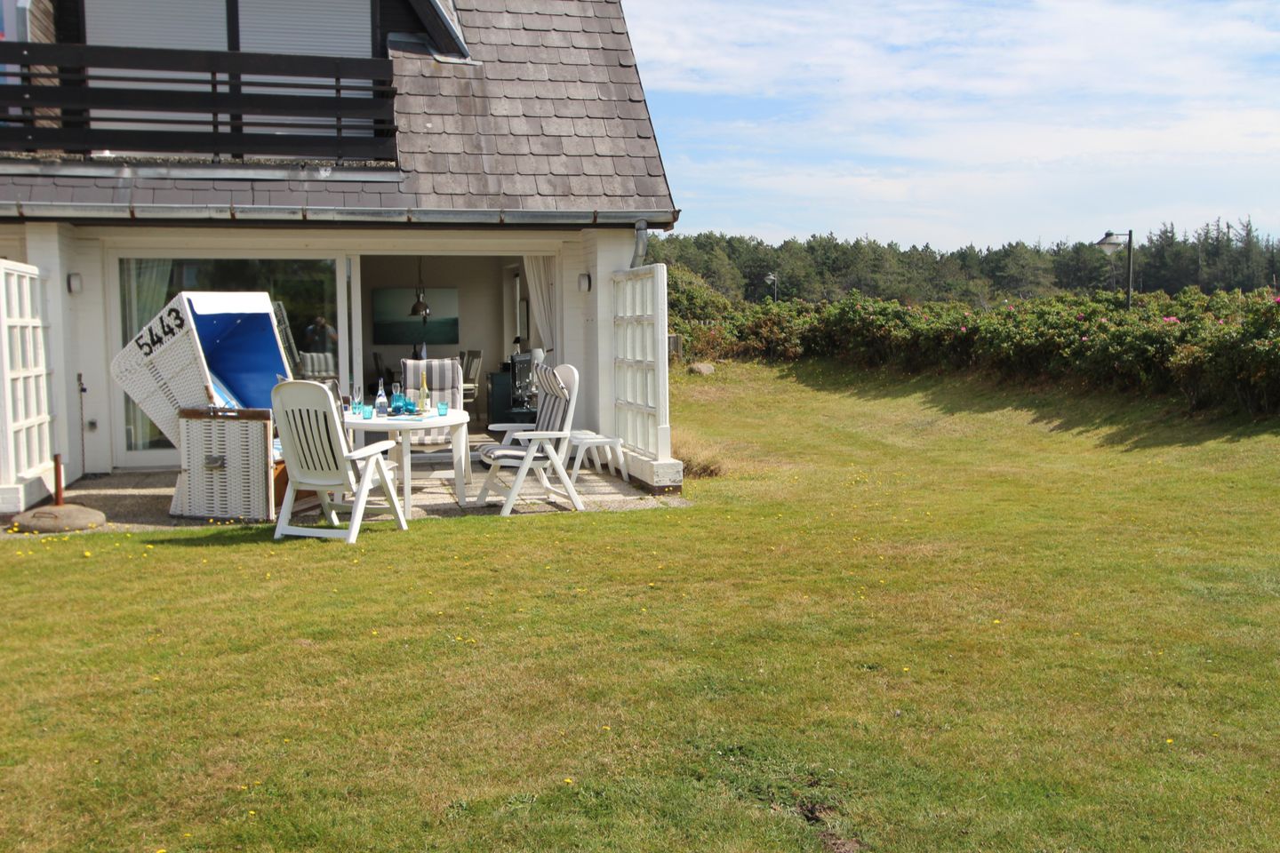 Clivia - Fernsicht 4a, App. 1 Wenningstedt - Terrasse