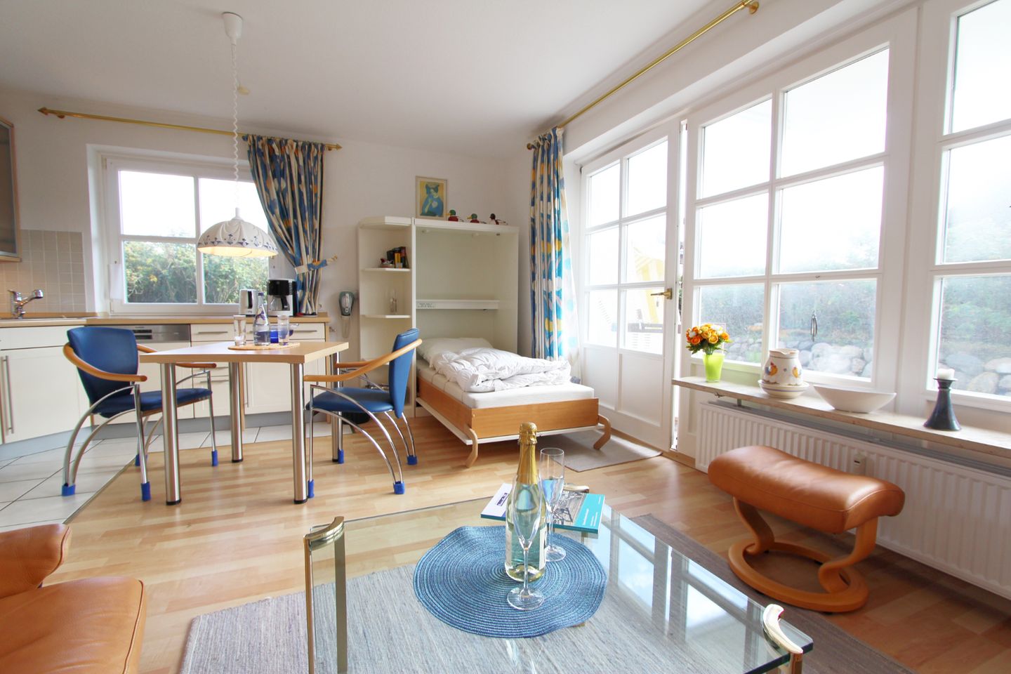 Dünenblick III - Dünenstr. 7, App. 1 Wenningstedt - Wohnzimmer